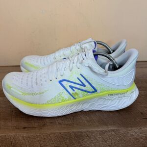New Balance Fresh Foam X 1080V12 White Yellow Running Sneakers Shoes Men 11.5